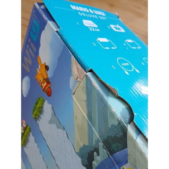 Nintendo Wii U Mario & Luigi Deluxe Set 32 GB Black Console System CIB - Tested - Picture 3 of 16